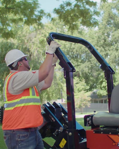 You’ve been wanting foldable ROPS on your plow. Well, now you’ve got it. The PT37 Plow/Trencher. | Ditch Witch | Facebook
