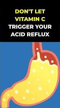 Don't let Vitamin C trigger your acid reflux #gerd #acidreflux #healthhacks