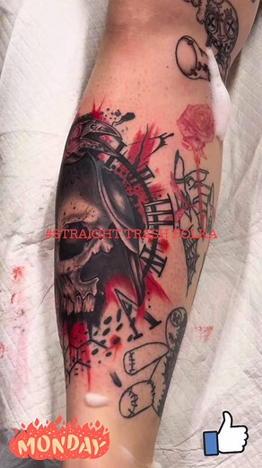 1K views · 19 reactions | #smokiniron #tommystattoosupplies #starbritecolors #tattoostyle #tattooartist #tattooideas #tattoodesign #trashpolka #trashpolkatattoo #wednesdayaddams #adamsfamily #ink #artist #artistsoninstagram | Smok'in Irons Tattoo & Art Studio | Facebook