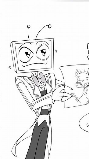 "Radiostatic Drawing Eachother" | Hazbin Hotel Comic Dub