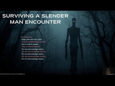 How to Survive Slender Man | Horror Survival Guide #slenderman #HorrorStory #Creepypasta