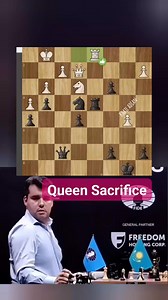 Lihat bagaimana Hikaru menemukan langkah brilliant ini. Sang ratu dikorbankan—sunyi sekejap, lalu segalanya runtuh. Sebuah pengorbanan indah, tajam, dan benar-benar mematikan. Witness how Hikaru finds this brilliant move. The queen is sacrificed—silence follows, then collapse. A beautiful, sharp, and absolutely deadly masterpiece. #BrilliantMove #ChessBrilliant #BestMove #ChessArt | Khail Adian
