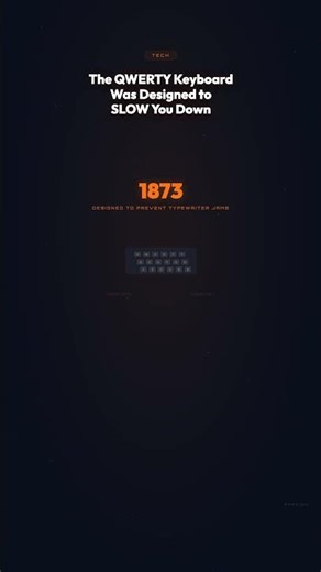 The QWERTY Keyboard Was Designed to SLOW You Down