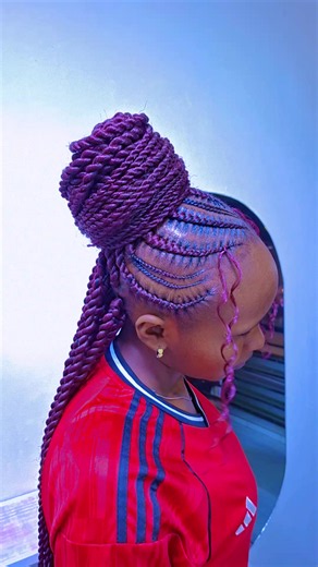 Shiro Salon Githurai 45 — Half Stitch Lines Hairstyles