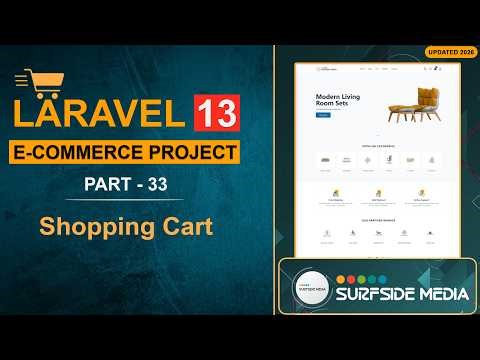 33. Laravel 13 E-Commerce Project - Shopping Cart