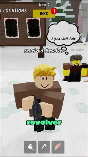 Getting Revolver in 99 Nights #roblox #robloxedit