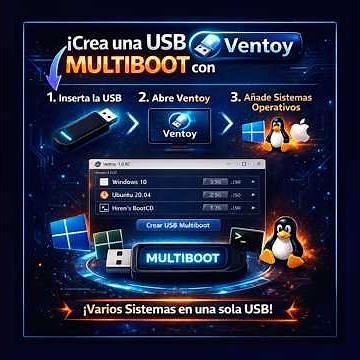 Como Crear una USB Multiboot con Ventoy para Ejecutar Varios Sistemas Operativos Desde un Pendrive 🔥