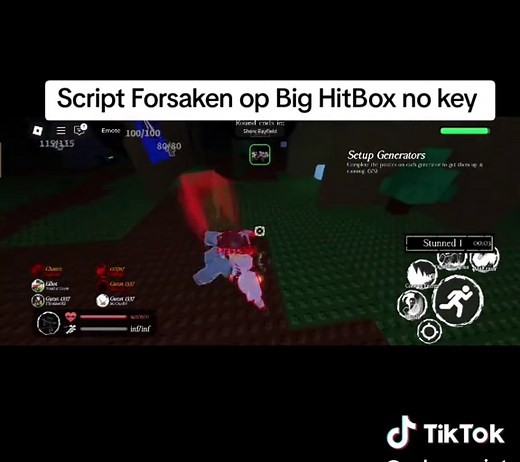 Forsaken Script for Big HitBox in Roblox