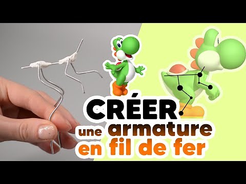 Fabriquer une armature en fil de fer facilement - TECHNIQUE SCULPTURE
