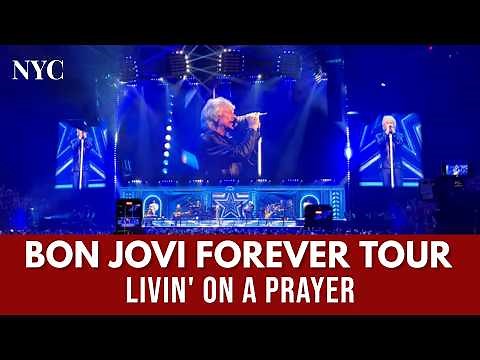 Bon Jovi Forever Tour - First NYC MSG Concert - Livin' On A Prayer