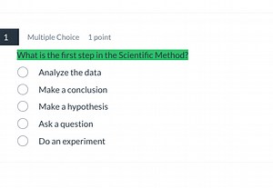 What is the first step in the Scientific Method?Analyze the d... | Filo