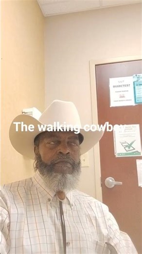 The walking cowboy Earl Watkins