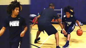 77K views · 475 shares | Here's top 2018 point guard Tyger Campbell from LaLumiere School getting his preseason workout in with NBA Skills Trainer Corey Frazier from Puresweat Basketball preparing for his upcoming 2017-18 season. | Ballislife | Facebook