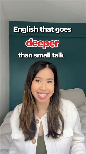 Say goodbye to basic small talk in English 👋🏼 upgrade your conversation skills now!
