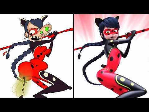 miraculous ladybug farting during the fight | tales of ladybug and cat noir
