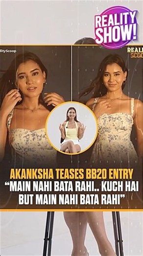 🔥 Akanksha Hints at Bigg Boss 20? Her Mysterious Reply Has Fans Going Crazy! 😱 | Bigg Boss 20 Update