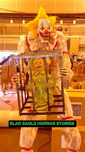 Cagey the Clown with Kid in cage Halloween #halloween