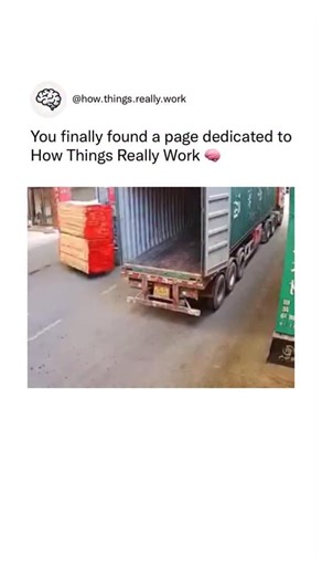 How Things Really Work on Instagram: "Skilled loading and unloading comes from years of learning how weight, balance, and momentum actually behave. Experienced workers read object size, friction, and center of gravity instantly, letting them move items cleanly without wasted motion. Their precision isn’t luck — it’s applied physics practiced thousands of times until it becomes automatic. With repetition, they develop muscle memory for timing, spacing, and grip strength. They anticipate shifts be