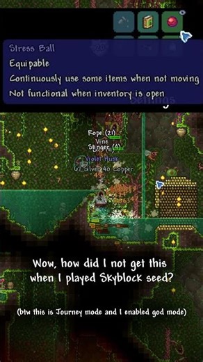 Almost forgot this new AFK tool in Terraria 1.4.5 #terraria #gaming #afk