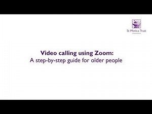 Zoom: A Guide for Older People