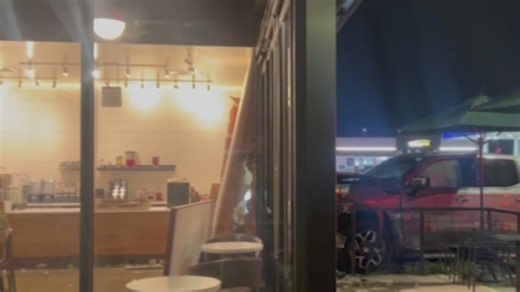 Driver of pickup truck crashes into Rancho Cordova Starbucks