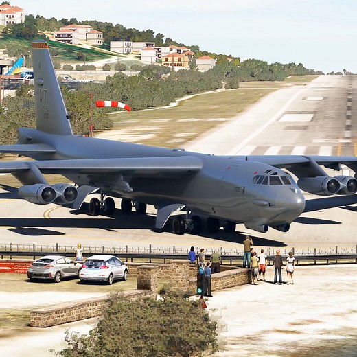 193K views · 3.7K reactions | Boeing B52 Stratofortress Bomber takes off From Shortest Runway | Smilo Aviation | Facebook