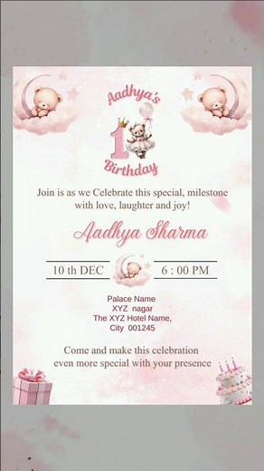 Creative Birthday Invitation Design in Canva 🎉 | Quick & Easy Tutorial #canva #invitationcard