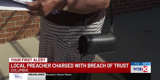 Columbia pastor arrested, accused of stealing thousands in church funds