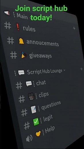 Join script hub to start your ultimate scripting journey