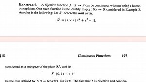 A bijective function f: X → Y can be continuous without being a... | Filo