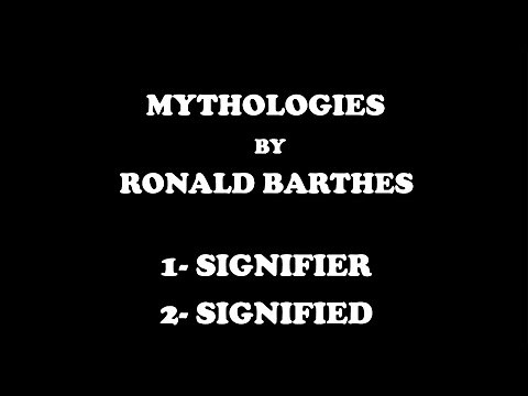Mythologies by Ronald barthes | complete lecture on myth| signifier and signified explanation