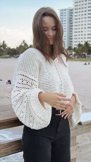 Lace Sweater pattern is available in my shop - tscrochetdesign.com (link in bio) . . . . . . . . #CrochetCardigan, #CrochetPatterns, #HandmadeCardigan, #CrochetFashion, #CrochetLove, #CrochetTutorial, #CrochetHowTo, #CrochetInstructions, #LearnToCrochet, #CrochetTips, #CrochetLesson, #CrochetGuide, #CrochetForBeginners, #CrochetVideo, #CrochetEducation, #CrochetTeacher, #CrochetWorkshop #CrochetTechniques, #CrochetSkills, #YarnCrafts | TScrochetdesign