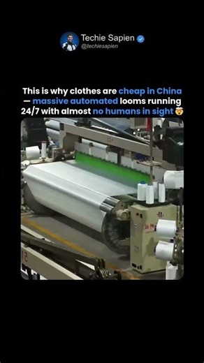 This Is Why Clothes Are Cheap in China 🤯 Inside Massive Automated Factories