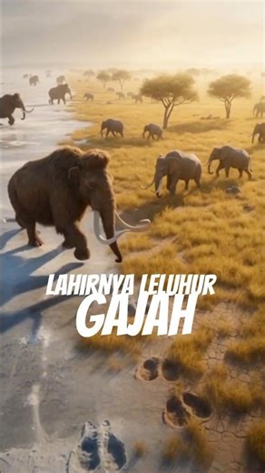 The Origin of Elephants 🐘 | The Birth of Giants from Ancient Swamps #shorts