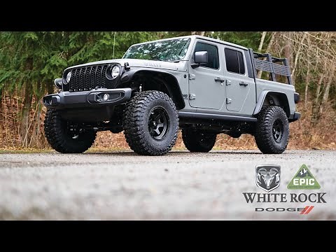 2022 Jeep Gladiator Willys in Sting Grey - 3.5" Teraflex Lift, 37" Tires, Bed Rack, Fenders & More