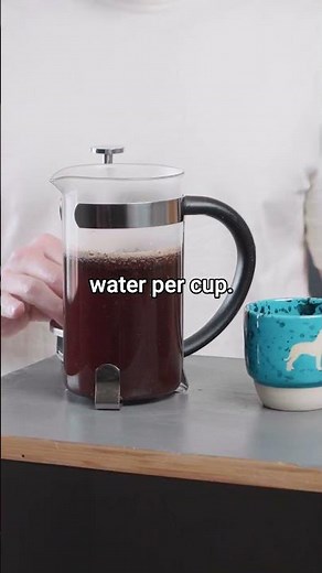 Try this new French Press method for your TERBODORE coffee 😉☕️