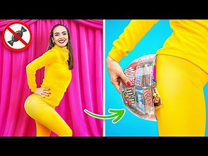 🍬HOW TO SNEAK CANDY INTO THE MOVIE THEATER 🤫🎥 | Funny Tricks & Crazy Fails by 123 GO! CHALLENGE