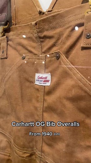 Vintage Carhartt Bib Overalls 1940ish