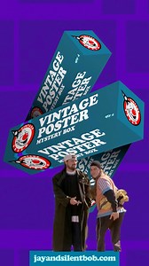 You better be faster than La Fours and Walt Flanagan's dog cause our Vintage Poster Mystery Boxes are almost all gone! Each contains 4 pre-rolled vintage posters from classic View Askewniverse movies for just $30 naganootch! Get your Mystery Box now 👉 https://bit.ly/VintagePosterBox #jayandsilentbob #posters #clerks #mallrats #chasingamy #jayandsilentbobstrikeback #kevinsmith #jaymewes | Jay and Silent Bob