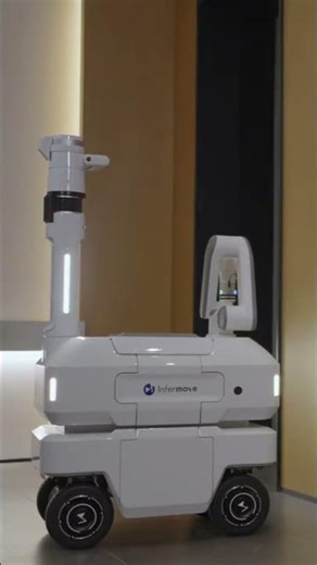 ​​Unmanned delivery vehicle/robot autonomously presses the elevator button (IoT-free​) #newchinaev