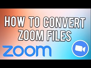 Zoom Recording Not Converting - How To Convert Zoom Meeting Into Video