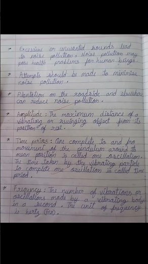 Class 8 science chapter 13 Sound Notes