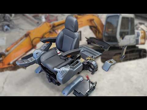 Excavator interior repair and restoration - Hitachi EX120-2