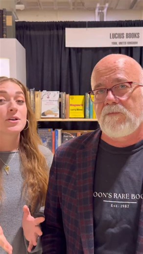 The coolest things we found at the Boston Book Fair! #grimoire #hamilton #bookfair #bookish #gutenberg #boston | Reid Moon