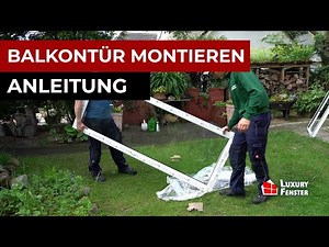 Balkontür Montage | Luxury Fenster