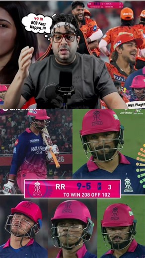 RAJASTHAN ROYALS 9/5😱🔥 #cricket #ipl#srhvsrr #viratkohli