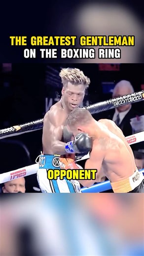 Although he could punch KO with one punch, he chose to stop! #boxing