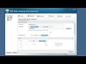 Back Up and Restore of SQL Server Databases with EaseUS Todo Backup