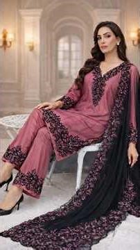 💖Latest Woollen Thread Filling & Bobbin Work Suit Design | Heavy Embroidery Cutwork Dress Tutorial