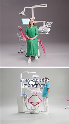 The Planmeca Pro50™ unit can be switched from right- to left-hand use